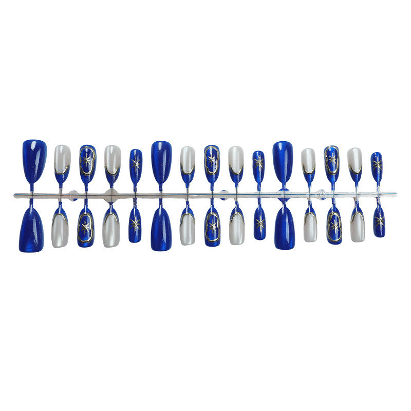 Creative Nail Art Set with Glitter and Star Motifs Kalsten