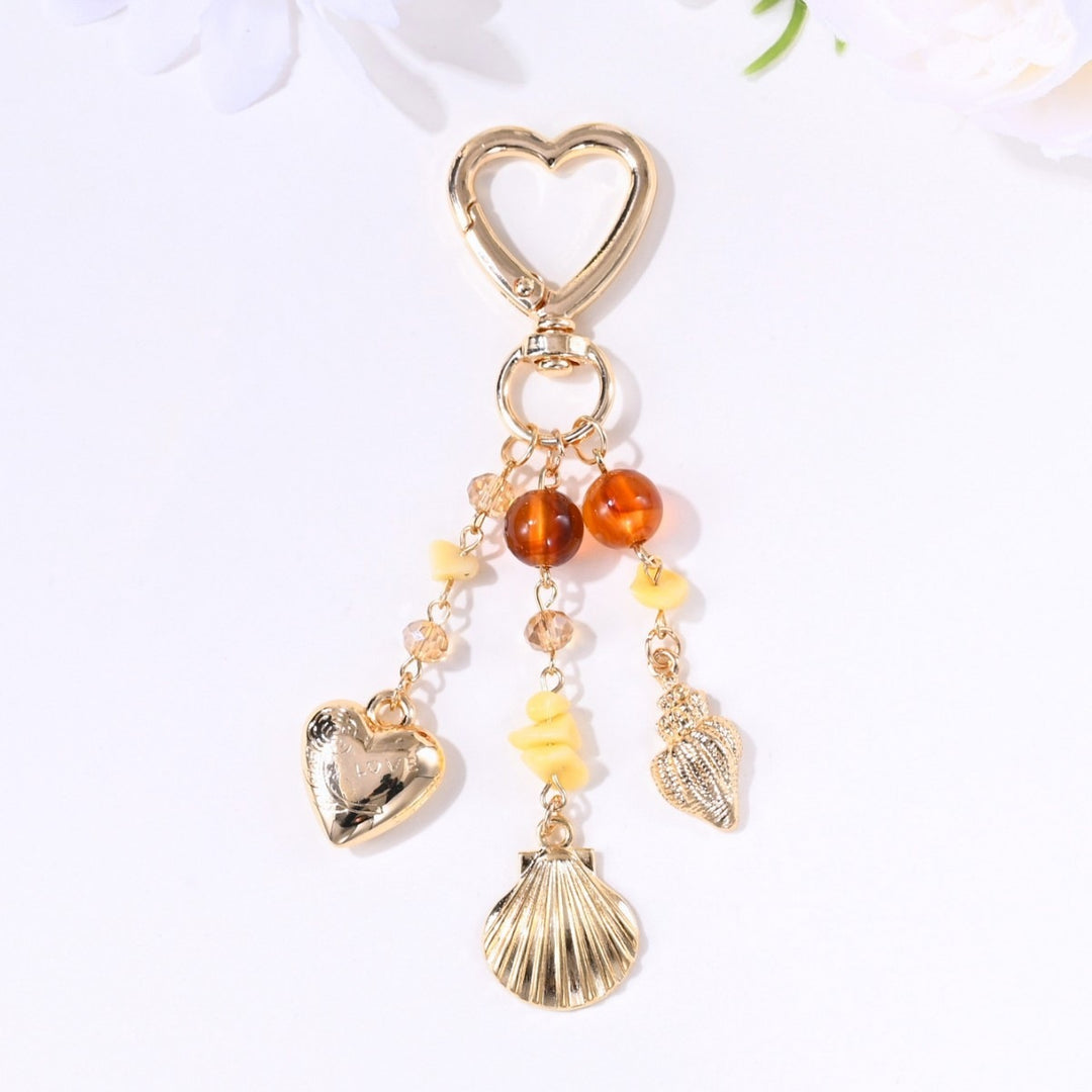 Keychain with Sparkling Sun Motif Kalsten