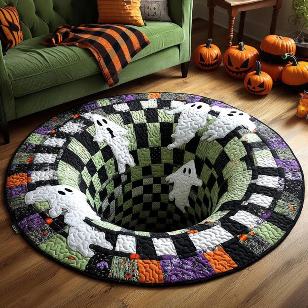 Ghost-Themed Decorative Area Rug Kalsten
