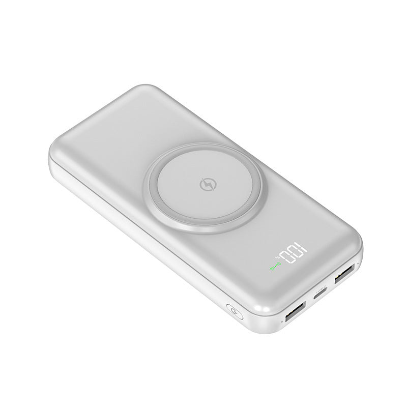 Portable power bank with wireless fast charging function and intelligent charge indicator Kalsten