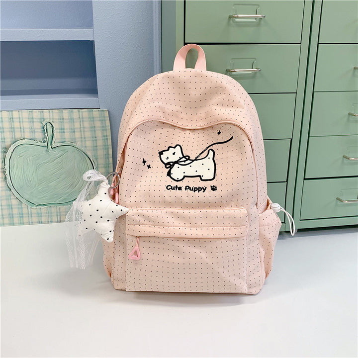 Cute Puppy-Themed School Backpack Kalsten