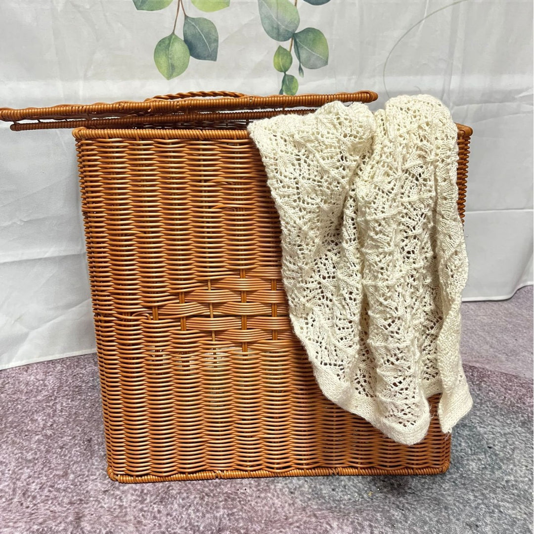 Handcrafted Wicker Storage Basket Kalsten