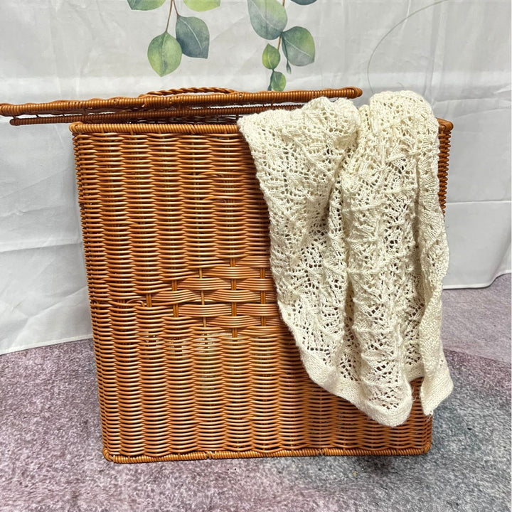 Handcrafted Wicker Storage Basket Kalsten