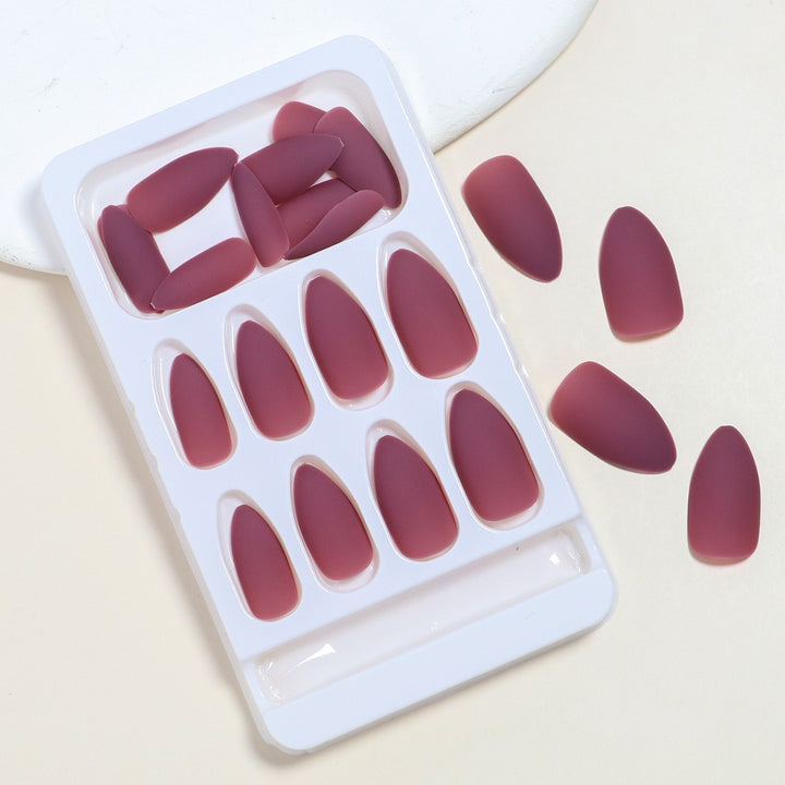 Matte Stiletto Press-On Nails Kalsten