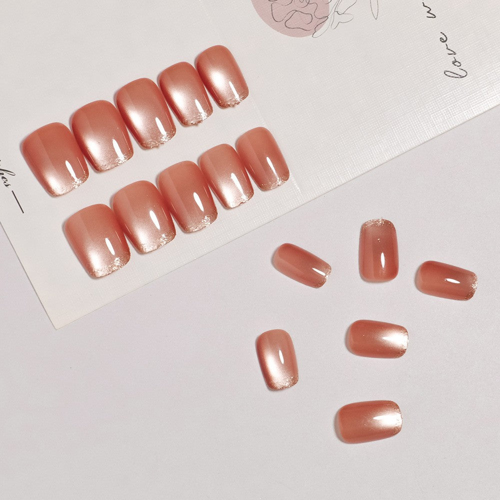 Shimmering Ombre Press-On Nail Set Kalsten