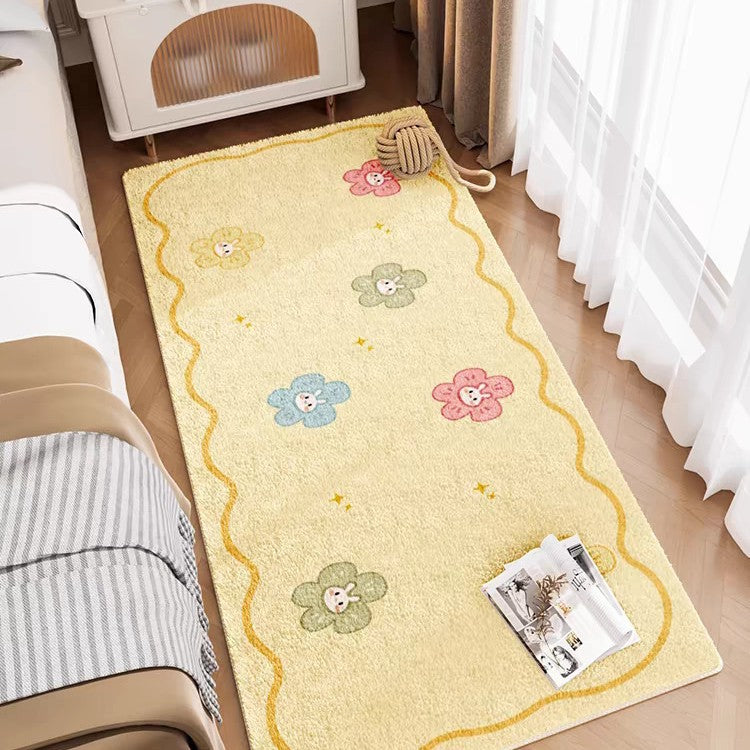 Plush Dotted Area Rug Kalsten