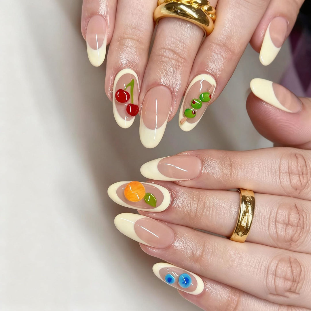 Colored Artificial Nail Set Kalsten