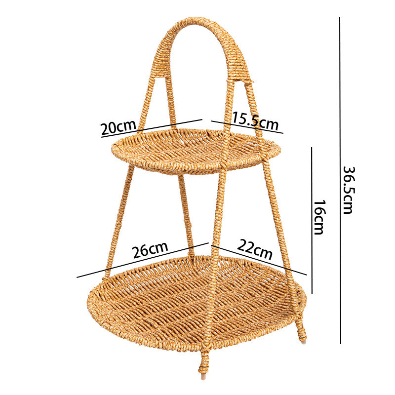 Women Handcrafted Storage Basket with Round Design Kalsten