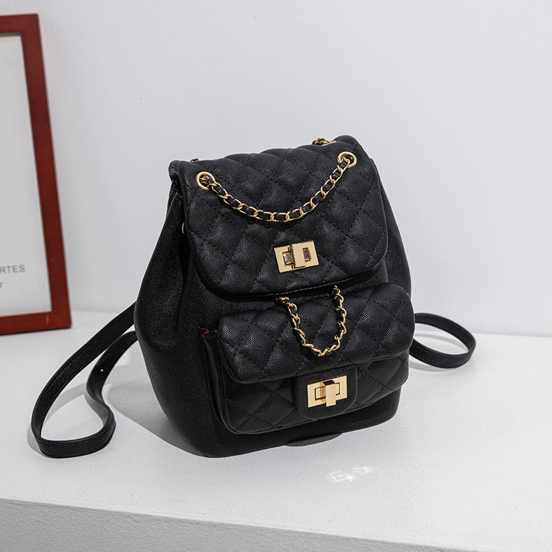 Chic Quilted Mini Backpack Purse