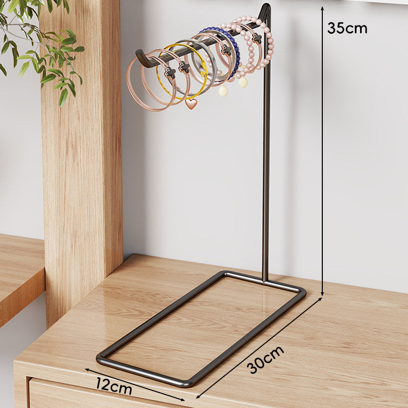 Vertical Bracelet and Bangle Display Stand with Rectangular Base
