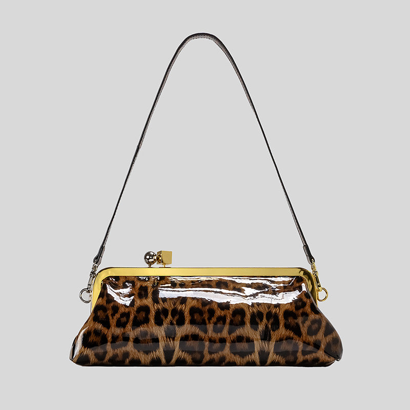 Elegant Patent Leather Evening Handbag