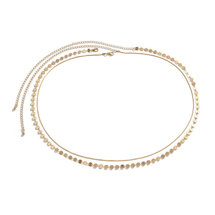 Elegant Layered Chain Belt Kalsten