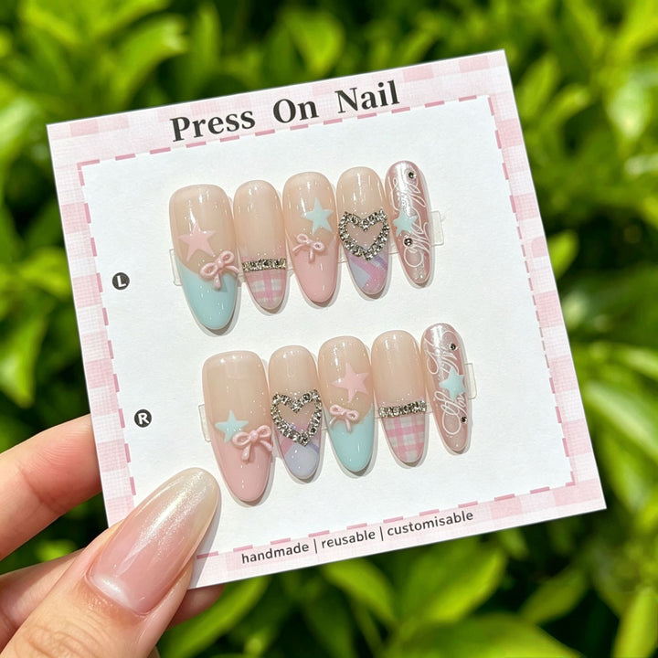 Charming Thematic Press-On Nail Set