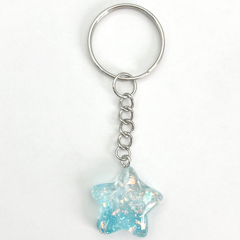 Star-Shaped Acrylic Keychain Kalsten
