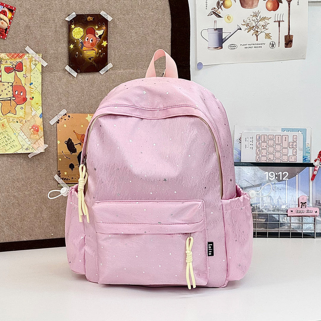 Stylish Multi-Pocket Casual Backpack with Cute Accents Kalsten