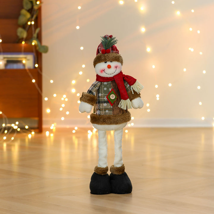 Whimsical Plush Santa Figurine Kalsten