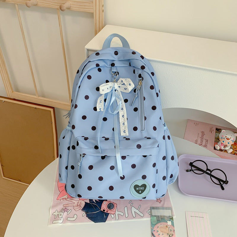 Trendy Polka Dot Backpack Kalsten