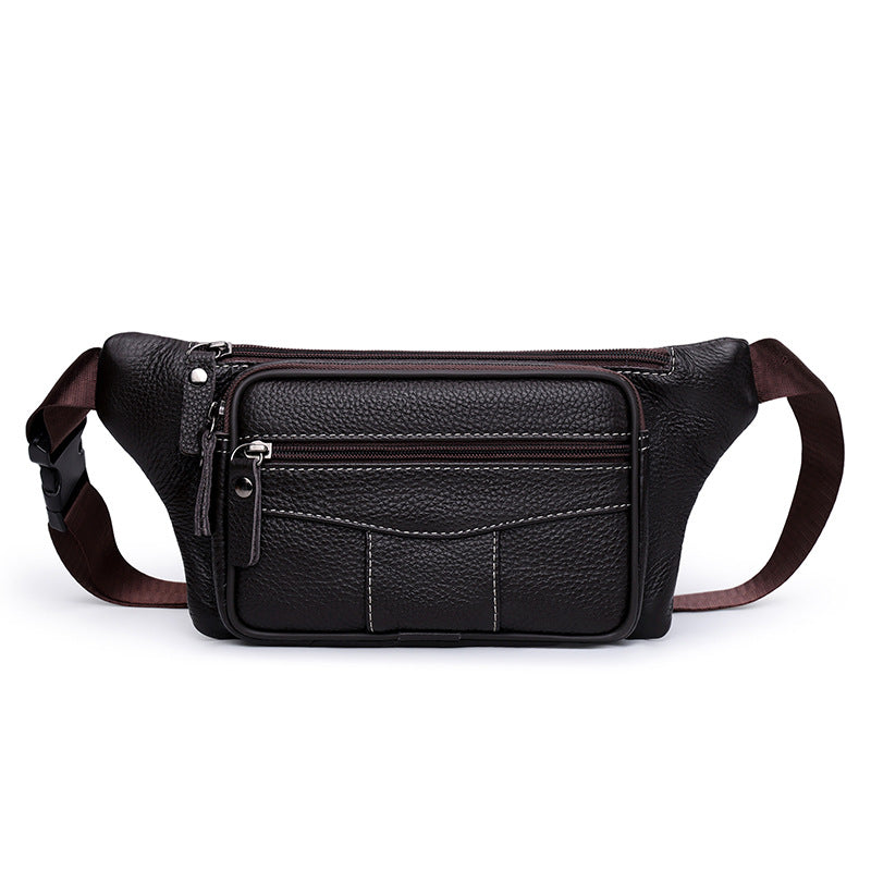 Compact Leather Waist Bag
