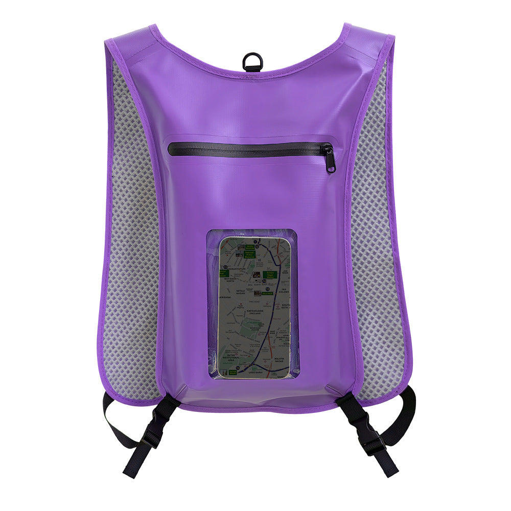 Waterproof Smartphone Backpack with Transparent Front Pocket Kalsten