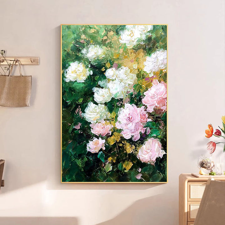 Floral Inspired Oil Painting Canvas Art