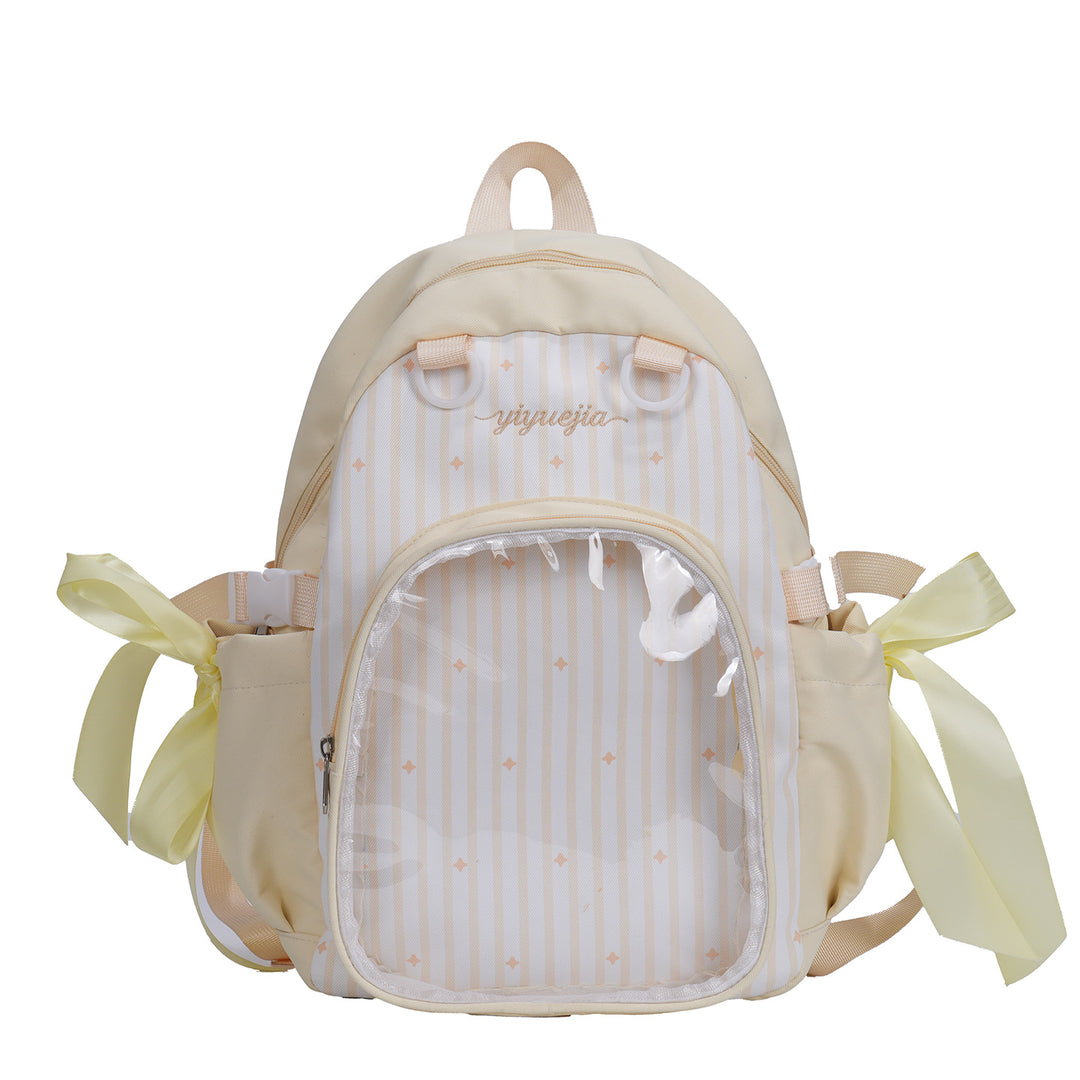 Transparent Window Multi-Compartment Backpack Kalsten