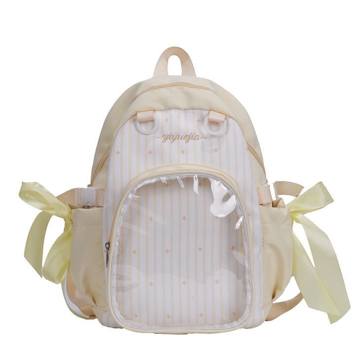 Transparent Window Multi-Compartment Backpack Kalsten