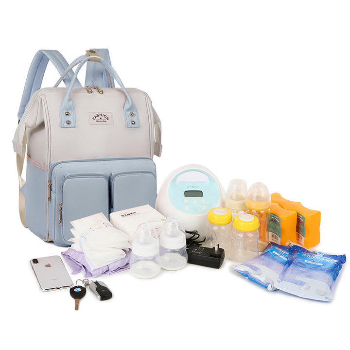 Multi-Pocket Stylish Mummy Bag Kalsten