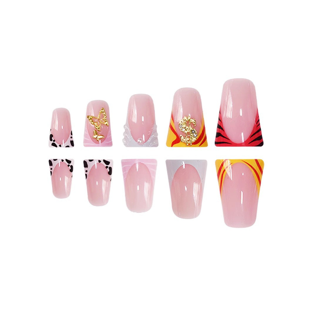 Decorative Thematic Press-On Nails Set Kalsten