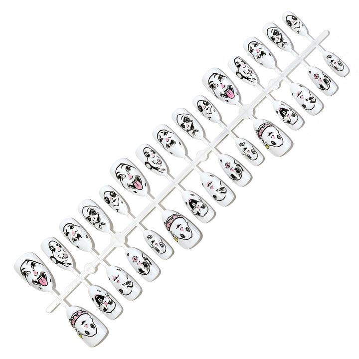 Creative Nail Art Set with Face Designs Kalsten