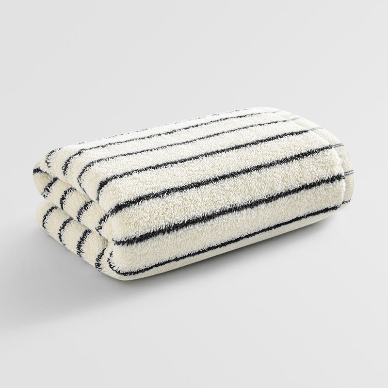 Ladies High-quality, striped bathroom towel Kalsten