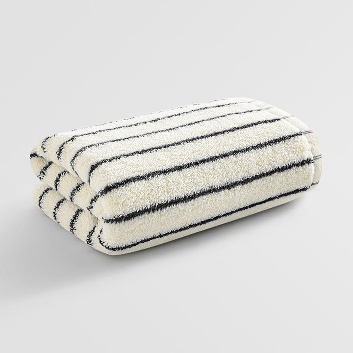 Ladies High-quality, striped bathroom towel Kalsten