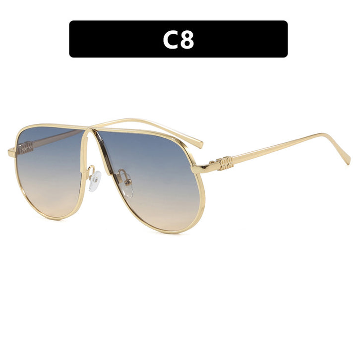 Women's pilot sunglasses with high-quality metal frame and polarized lenses Kalsten