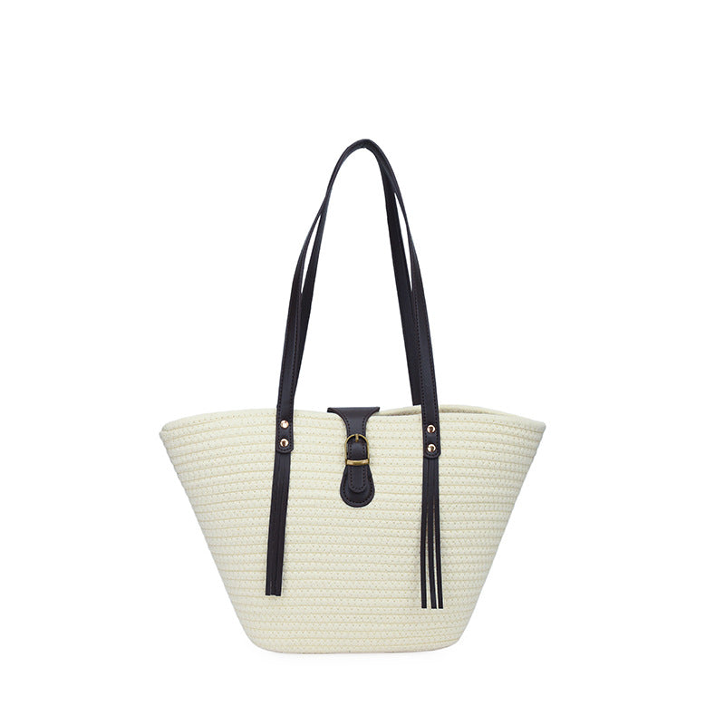 Stylish Woven Beach Tote Kalsten