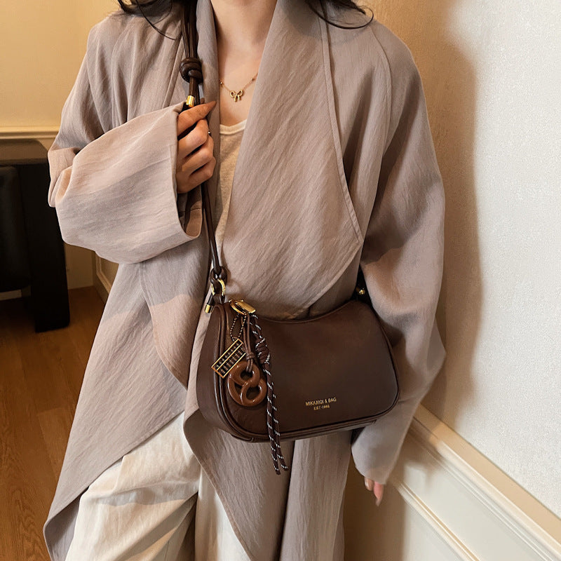 Chic Leather Shoulder Bag Kalsten