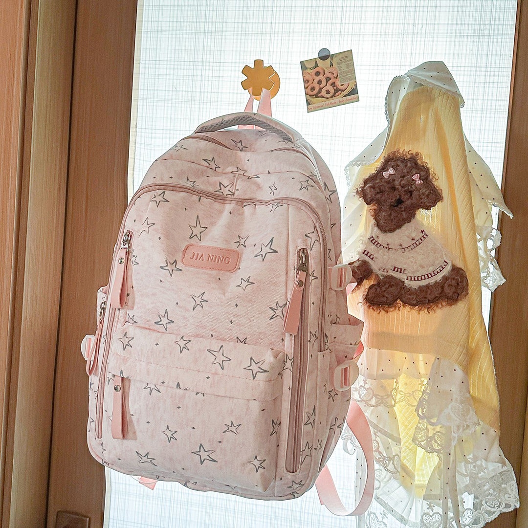 Stylish Star-Emblazoned Everyday Backpack Kalsten