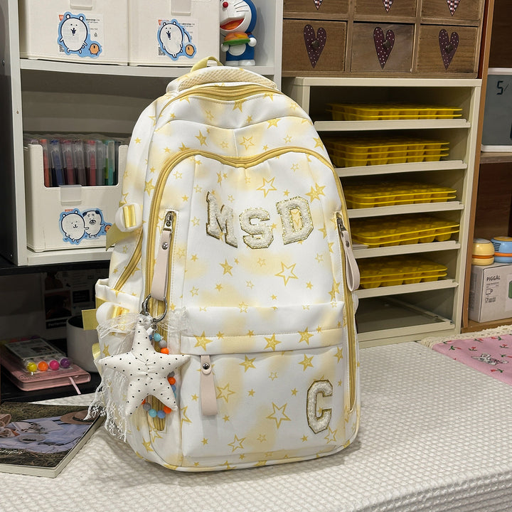 Stylish Graphic Print School Backpack Kalsten