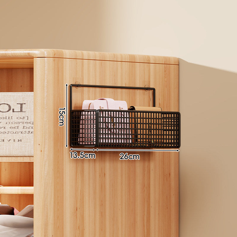Over-the-Door Multi-Tier Metal Grid Hanging Storage Organizer