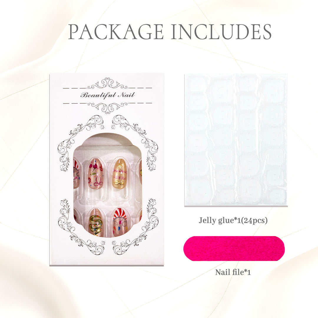 Decorative Press-On Nails