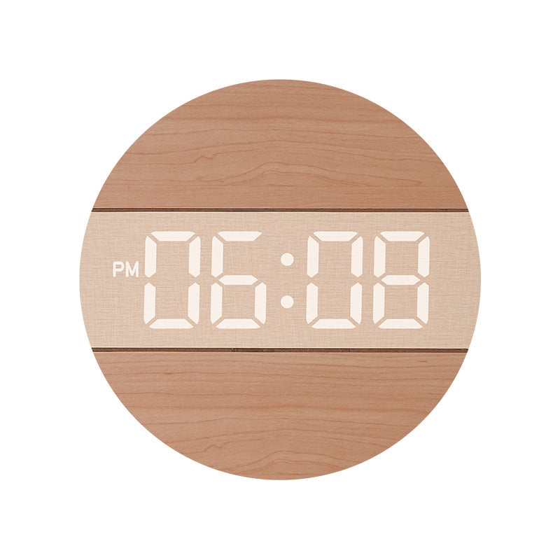 Creative digital watch in a modern wood design Kalsten