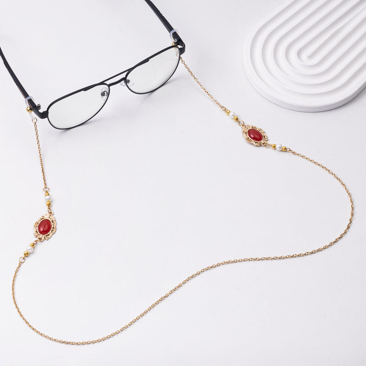 Elegant Beaded Eyewear Chain Kalsten