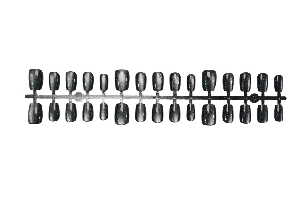 Acrylic Nail Set with Glamorous Glitter Accents Kalsten