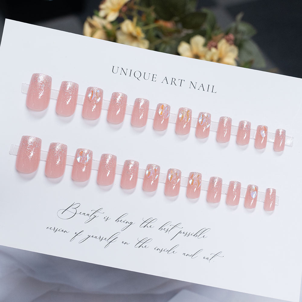 Artistic Geometric Press-On Nails