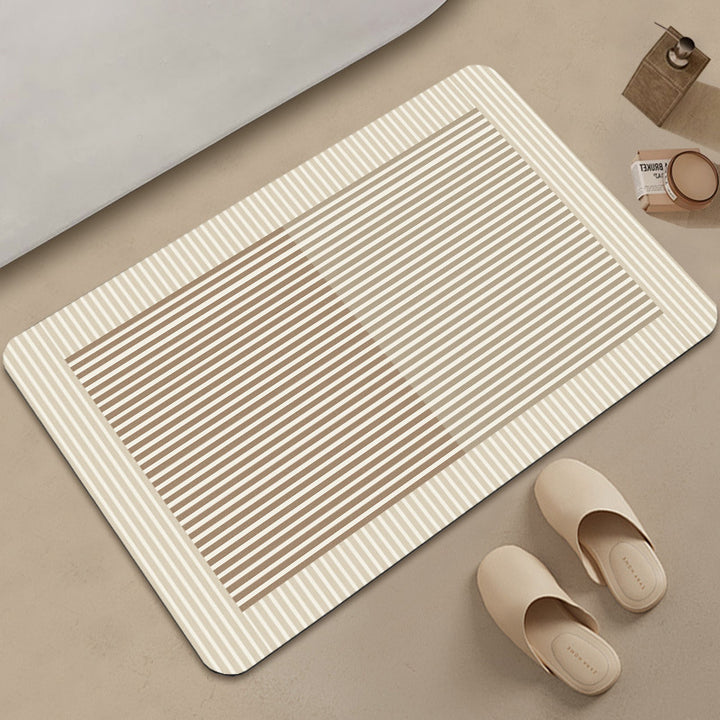 Stylish Geometric Pattern Bath Mat Kalsten