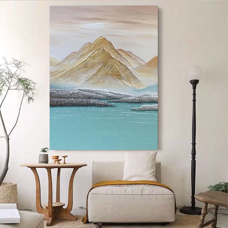 Scenic Mountain Landscape Canvas Art