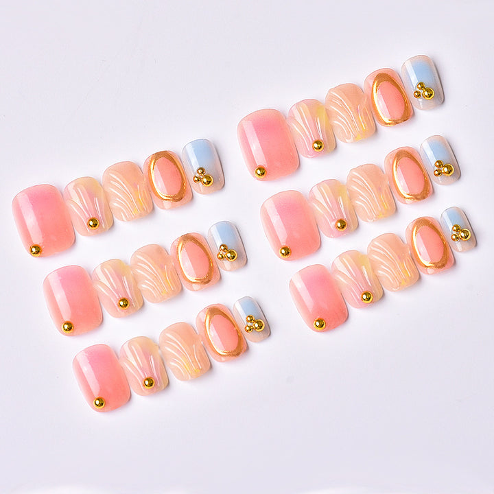 Elegant Decorative Press-On Nail Art Set Kalsten