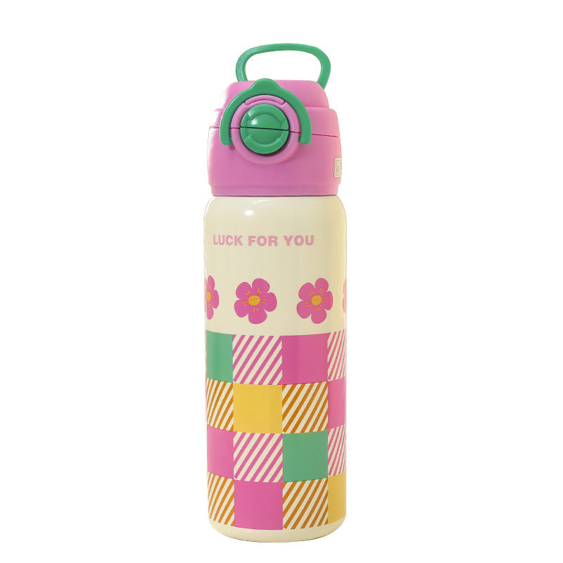 Unisex Insulated Drinking Bottle with Cute Animal Design Kalsten