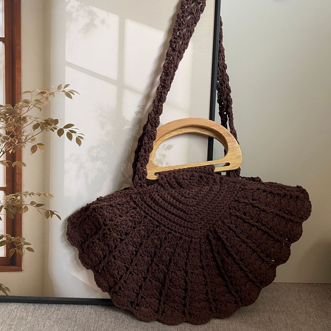 Hand-knotted shoulder bag Kalsten