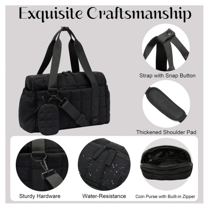 Quilted Multi-Functional Gym Bag Kalsten