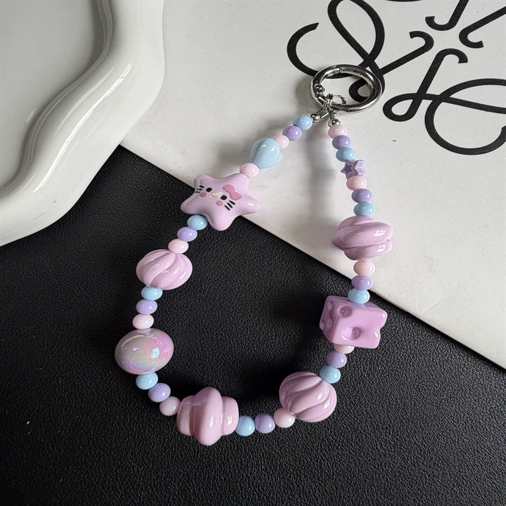 Decorative Beaded Charm Phone Lanyard Kalsten 1790135831