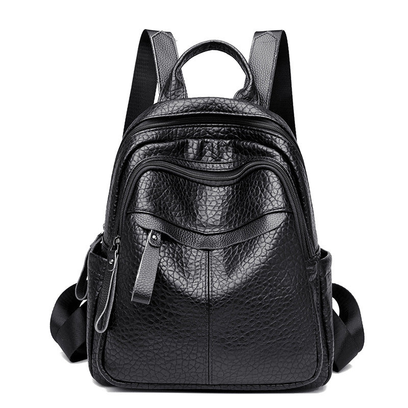 Multi-Compartment Textured Backpack Kalsten